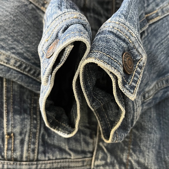 GAP fleece lined jeans jacket, size 5-6yo - Picture 7 of 8